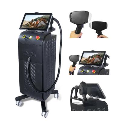 China Soprano Ice Approved 755nm 808nm 1064nm Titanium Laser Hair Removal Equipment HUAMEI CE Diode Hair Removal Laser Machine for sale