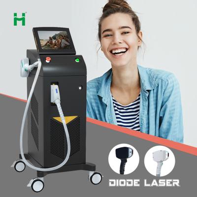 China Hottest Alma Soprano Ice Platinum 755 laser hair removal 808 1064nm diode laser hair removal machine fast painless hair removal HUAMEI for sale