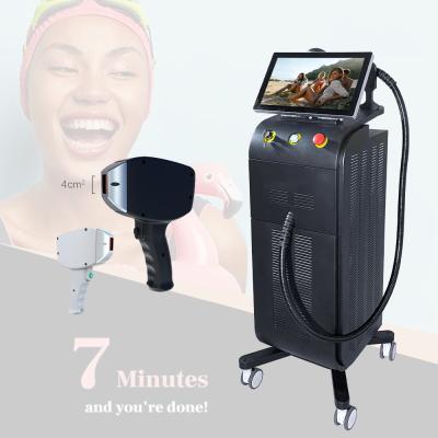 China 2021 Titanium Hair Removal Soprano Laser Machine For Hair Removal With 3 Wavelength 3IN1 for sale