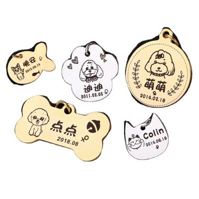 China Europe Stainless Steel Metal Military Pet Identification Small Alert Custom Medical Dogtags Blank Military Dog Tag for sale