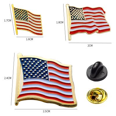 China Custom Promotional Cheap Antique/Fashion/Personality Printing Soft Hard Enamel Pin Country Flag Lapel Pin Badge for sale