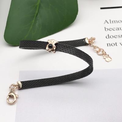 China Fast Delivery Fashion S925 Soft 18k Silver Plated Rose Gold Spanish Classic Bear Bangle Adjustable Women's Fashion Jewelry Bangle for sale