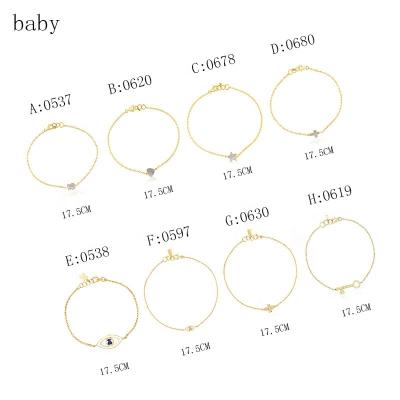 China Fast delivery latest 1:1 100% 925 sterling silver plated elegant high quality female 18K gold bear bracelet jewelry source manufacturers for sale