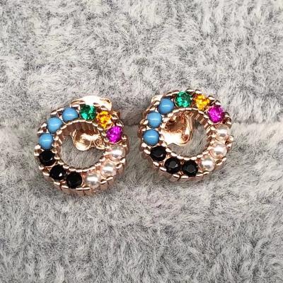 China 100% Brand New Cute 925 High Quality Selegant and Fashionable Women's Touses 925 Jewelry Sterling Silver Spanish Bear Earring for sale