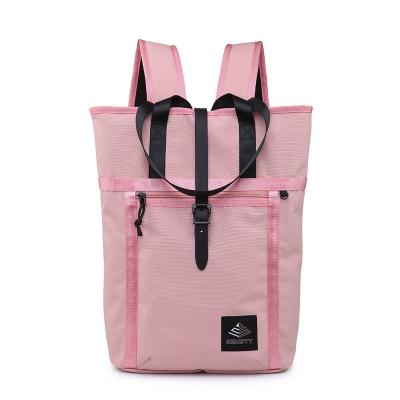 China SEMSTY Waterproof Hot Selling 3 Ways Oxford Women Leisure School Hybrid Pink Backpacks for sale