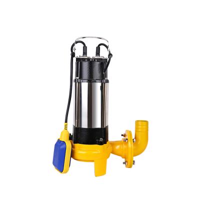 China Three Phase Irrigation 5hp Mini Electric Sewage Washing And Cleaning Submersible Pump With Float Switch for sale