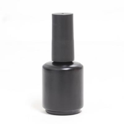 China 15ml personal care white and black empty nail polish bottle, wholesale empty nail polish bottles, 15ml nail polish packaging for sale