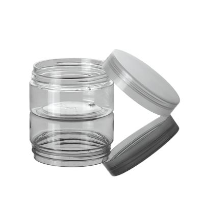 China Wholesale 20g 100g 200g clear round plastic jar for skin care packaging,empty pp container for body cream for sale