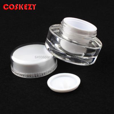 China COSKEZY Plastic PP JA20-5ml Acrylic Cosmetic Jar Skin Care Cream for sale