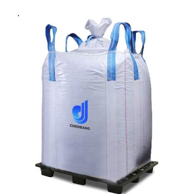 China 1 ton bag builders bigbag 1000kg FIBC container bag construction ANTISTATIC UV treated jumbo waste for sale