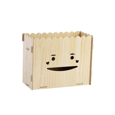 China High Quality Eco-friendly Creative Wood Box Light Eco-friendly Suction Case Luxury Wall Mounted Toilet Paper Towel Box Toilet Paper Towel Box for sale