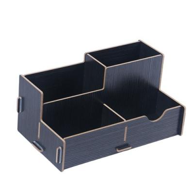 China China Supplier Viable Small Sundries Storage Box Students Desktop Four-grid Pen Holder for sale