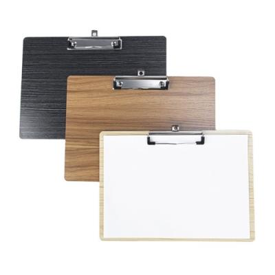 China Modern Simple Outstanding Quality Customize Wooden Rack Clipboard With Big Clip for sale