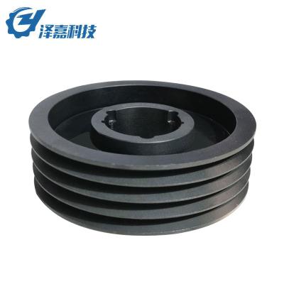 China Factory SPC Cast Iron V Belt Pulleys Factory For Motor Fan Machine Air Compressor Pump Using Pulley Bushing Coupling Sprocket for sale