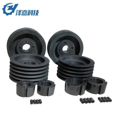 China SPZSPASPBSPC machinery china factory price cast iron v belt pulleys with taper bushing for ari machine fan pump for sale