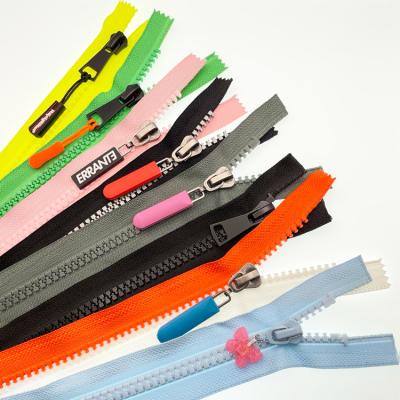 China Wholesale Custom Colored 3# 5# 8# 10# Polyester Plastic Clear PVC Bag Zipper Durable for sale