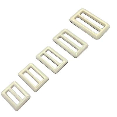 China Custom Selling Durable White Square Plastic Resin Waist Buckle For Dresses Belt Scarf Coat Accessories for sale