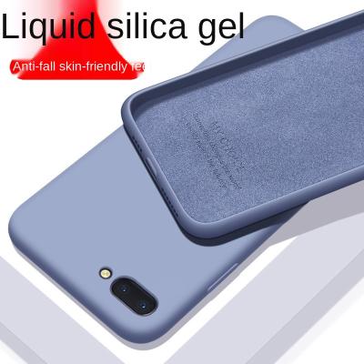 China GZUSS Original Waterproof Liquid Silicone Phone Cases For Oneplus 5 Cover 5T Luxury Pure Color Lens Soft Bumper Protection for sale