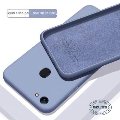 China Original GZUSS Waterproof Liquid Silicone Phone Cases For Vivo V15 Cover Luxury Pure Color Lens Soft Bumper Protection for sale