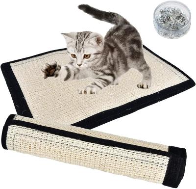 China Stocked Sisal Fiber Floor Pad Mats Roll, Cats Sleep Mat and Play Mat Set for sale