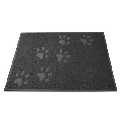 China Sustainable Cat Litter Mat - Kitty Litter Trapping Litter Boxes - Indoor Washable Scatter Control for sale