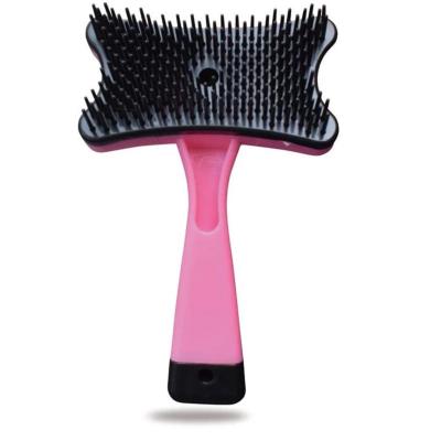 China Small Animals Pet Hair Removal Comb Pet Fur Comb Brush Pet Flea Holder Comb for sale