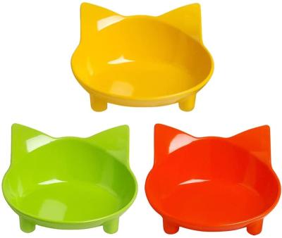 China Sustainable Pet Feeding Bowl Pet Water Dispenser Cat Shaped For Small Pets for sale