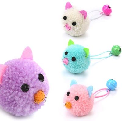 China Viable Pet Cat Toy Plush Cute Mouse Shape with Bell Interaction Cat Teeth Cleaning Toy Dog Pet Toys and Accessories for sale