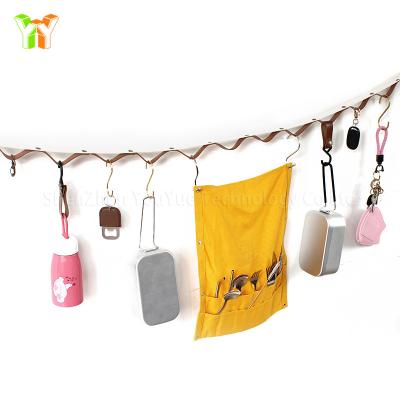 China Lanyard Hanger Outdoor Camping Hanging Rope Lanyard Hanger Outdoor Leather Camping Garland Camping Rope For Cookware for sale