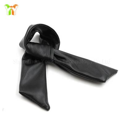 China YY European and American new style PU hair tie fashion headband soft leather hair ribbon for women decoration for sale