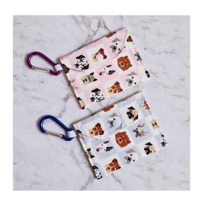 China YY Factory Printing Design Travel Dog Treat Pocket Viable Pet Wallet Snack Walking Bag For Gift for sale