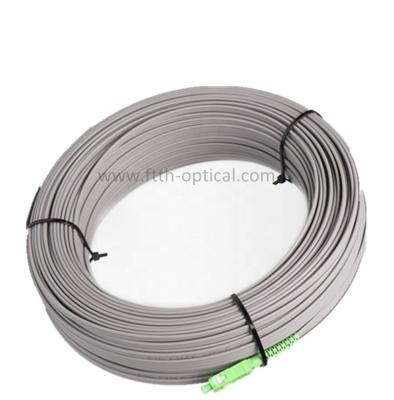 China Network Access to User SM 1/2/4 Cores GJXH G657A1 GJYXCH LSZH FTTH Drop Aerial Outdoor Fiber Optic Cable for sale