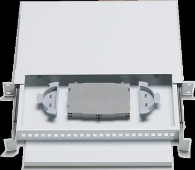 China FTTX Systems 1U 2U 4U 24 48 Port Metal Fiber Optic Termination Box 19