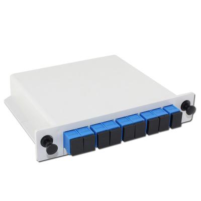 China High Quality Fiber 1*6/1*8/1*16 FTTH Splitter Box Module Box Type PLC Splitter for sale