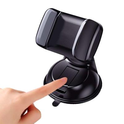 China Universal Adjustable Cell Phone Holder Car Dashboard Windshield Dashboard Car Mobile Phone Holder For Iphone for sale