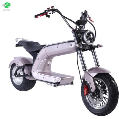 China 2021 unisex big wheel chopper citycoco 2000w phat scooter 10inch 60 volt electric motorcycles for sale