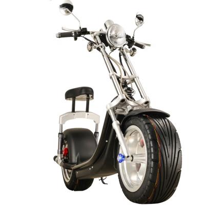 China 2019 Chawheel cheap electric motorcycle style citycoco 18*9.5 adult electric inch for sale