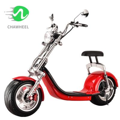 China Chawheel Warehouse Stock 1000w 1500w Electric Scooter Europe Citycoco 18*9.5 Inch for sale