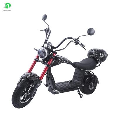 China Hot selling unisex fat tire 2 wheel e scooter citycoco electric scooter 1000w scooters best quality for sale