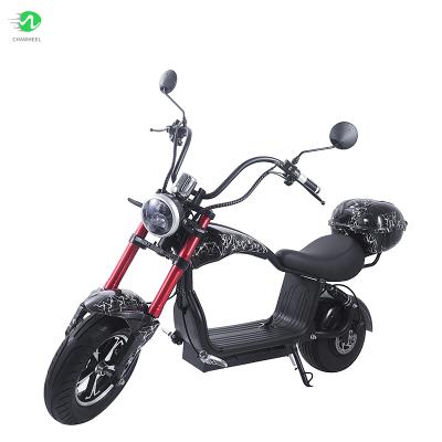 China 2021 Unisex e scooter 1000W e scooter fat tire 12Ah electric cheap citycoco for sale