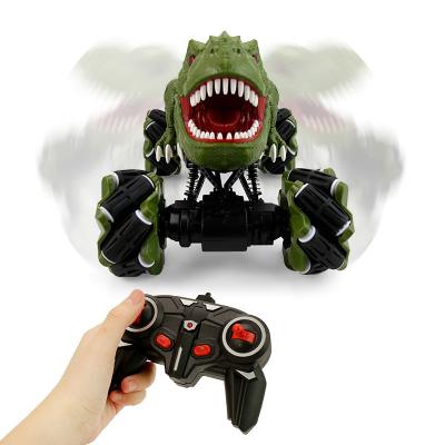 China Powerful Kids Car Toy 4WD 2.4Ghz RC Remote Control Car Off Road Dinosaur Toys Monster Trucks For Boys Girls for sale