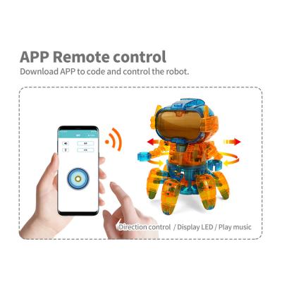 China Smart Toy Robot OEM Gesture Sensing Outdoor and APP Control Programmable Robot Building Toys For Kit Ages 8-12 Gift for sale