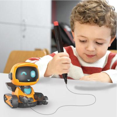 China Smart Remote Control Intelligent Novelty Toy Robot Stem Drawing RC Robot Electronic Mini Toy Kids Educational For Boys Children for sale