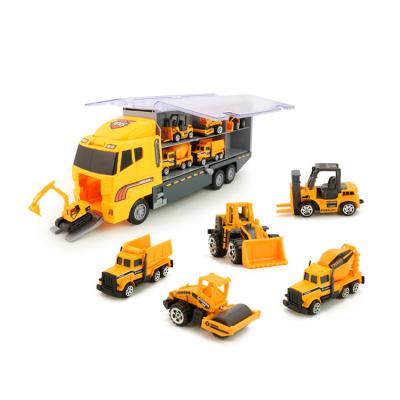 China Truck Toys Engineering Construction Cars Toy Set Friction Simulation Alloy Car Diecast Models Children's Toys for sale