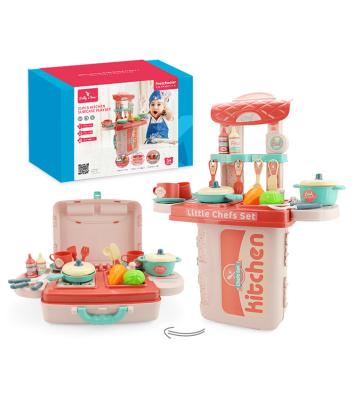 China Funny Educational Toy Hot Selling Custom Kitchen Kit Toddler Play Pretend Cooking Educational Kitchen Set Toys for sale