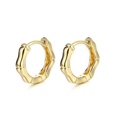 China Other All-match Gold Plated Simple Personality Hexagon Stud Earrings Trendy 18k Stud Earrings For Women for sale