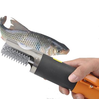 China Viable Electric Fish Scaler, Powerful Cordless Fish Scaler Scale Scraper Remover Skinner Kit Build In Rechargeable 12V Battery for sale