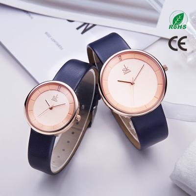 China SHENGKE Water Resistant Couples Watch Sports Quartz Men's Women's Watch Set K8062GL Business Luxury Watch Simple Wristwatch for sale