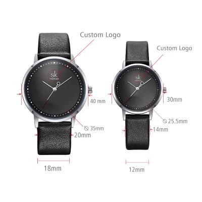 China SHENGKE Water Resistant Sports Watch Waterproof Watch Lover's Watches K8045GL OEM Classic Fashion Quartz Business Wristwatch for sale