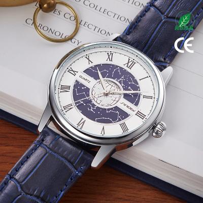 China Brand S9678GL Minimalist Luxury Custom Watch Logo Chronograph Couple Watches OEM Quartz Watch from SINOBI Water Resistant for sale